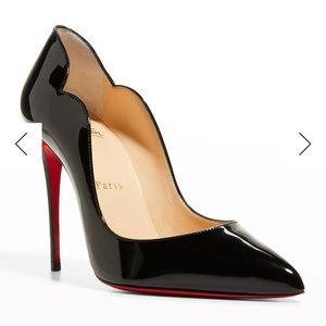 Hot Chick 100 patent black Christian Louboutin